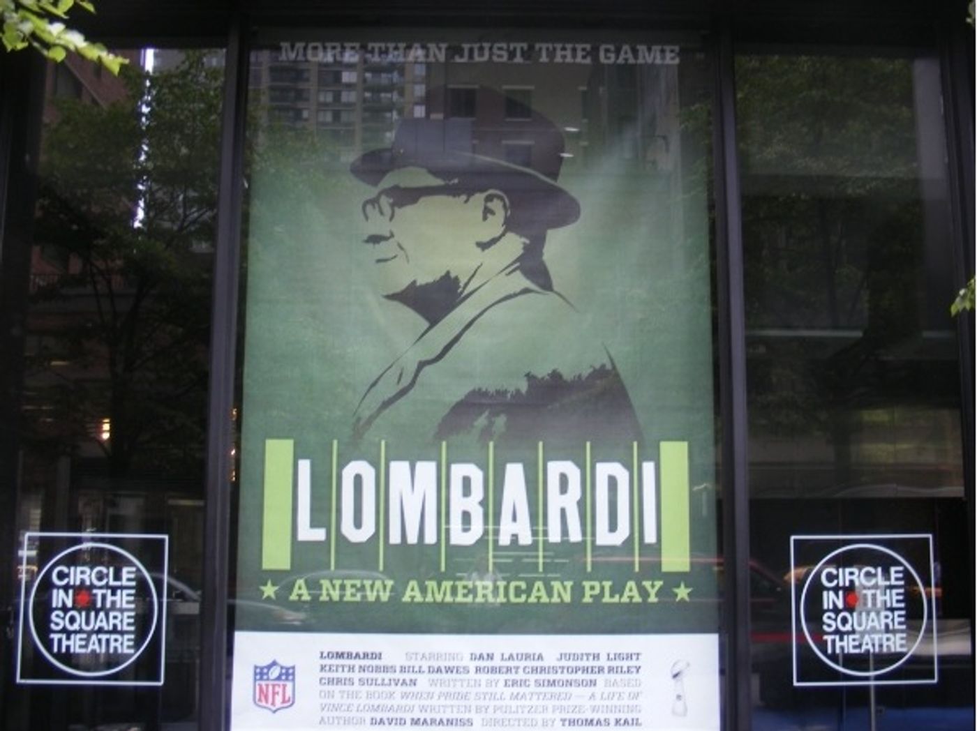 Photo Coverage: LOMBARDI Debuts Window Display at Circle in the Square Theatre on Broadway Photo Coverage: LOMBARDI Debuts Window Display at Circle in the Square Theatre on Broadway Image