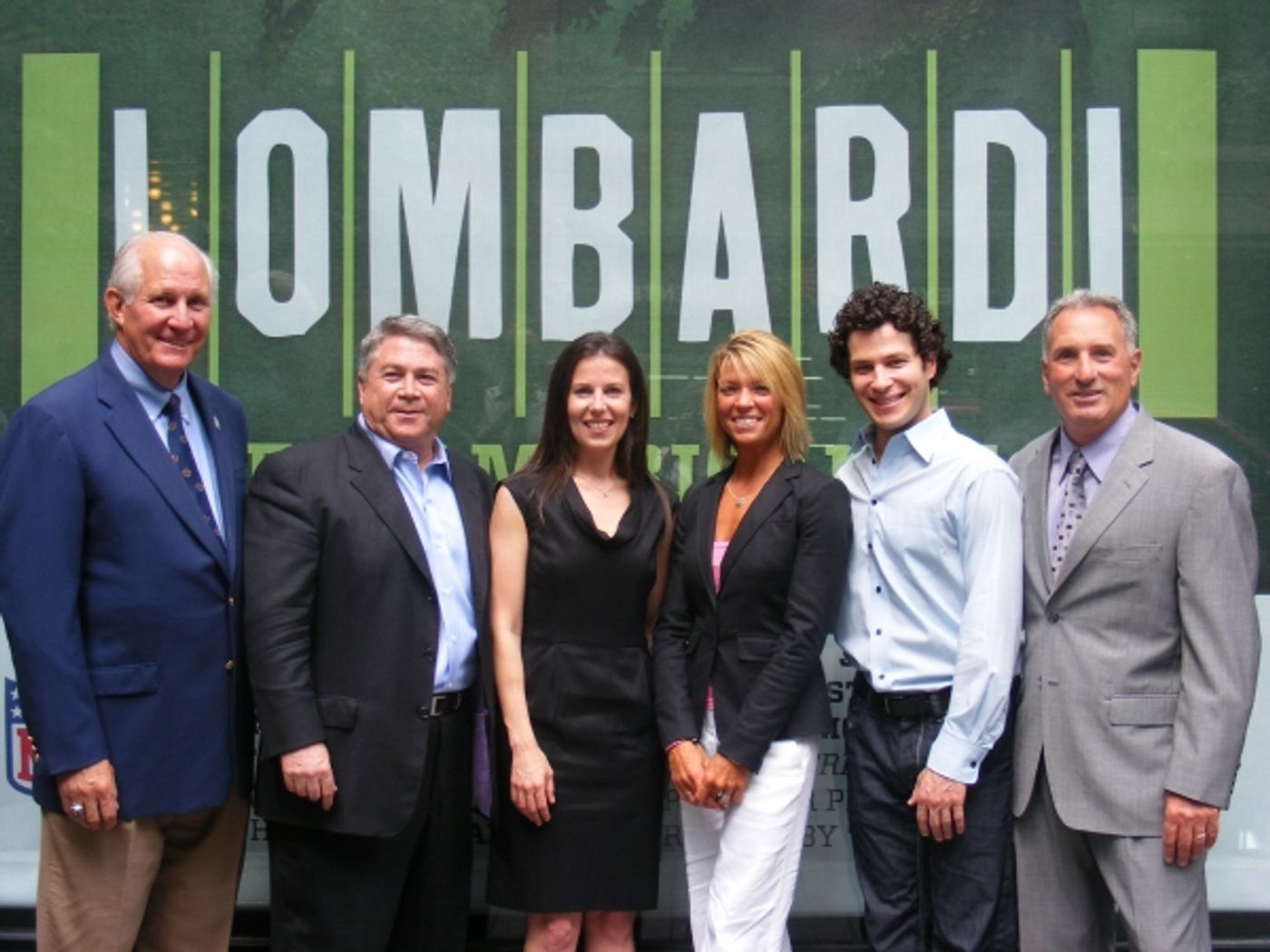Photo Coverage: LOMBARDI Debuts Window Display at Circle in the Square Theatre on Broadway Photo Coverage: LOMBARDI Debuts Window Display at Circle in the Square Theatre on Broadway Image
