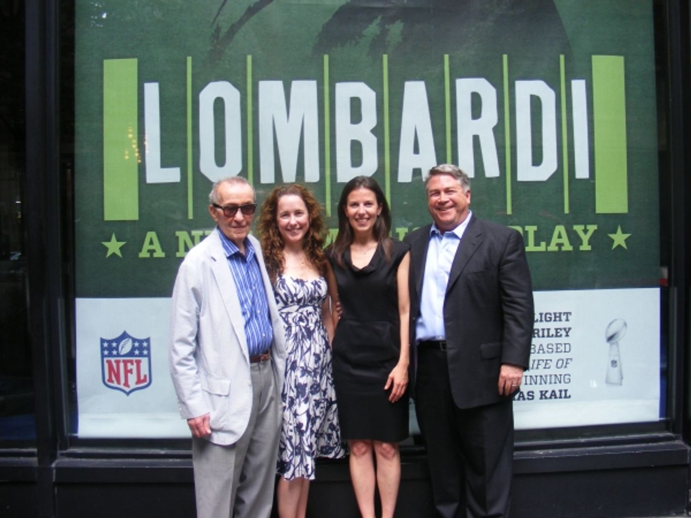 Photo Coverage: LOMBARDI Debuts Window Display at Circle in the Square Theatre on Broadway Photo Coverage: LOMBARDI Debuts Window Display at Circle in the Square Theatre on Broadway Image