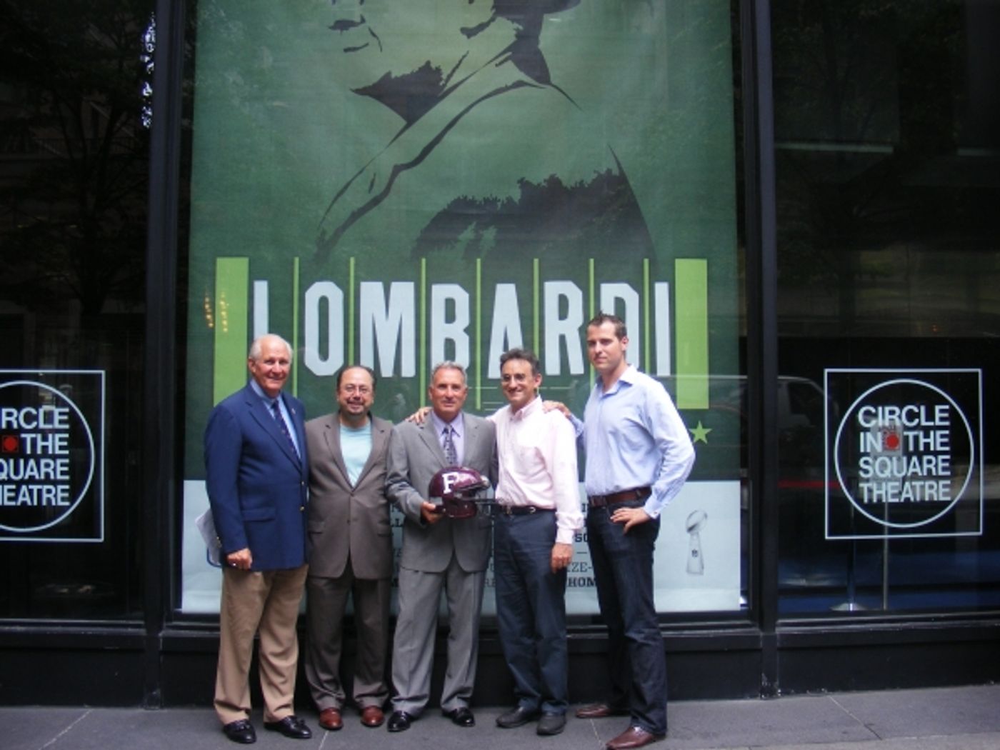 Photo Coverage: LOMBARDI Debuts Window Display at Circle in the Square Theatre on Broadway Photo Coverage: LOMBARDI Debuts Window Display at Circle in the Square Theatre on Broadway Image
