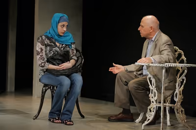 Najla Said and George Bartenieff Photo