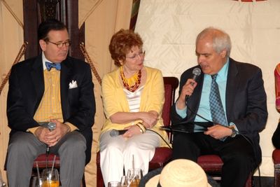 Lee Roy Reams, Anita Gillette and Peter Filichia Photo