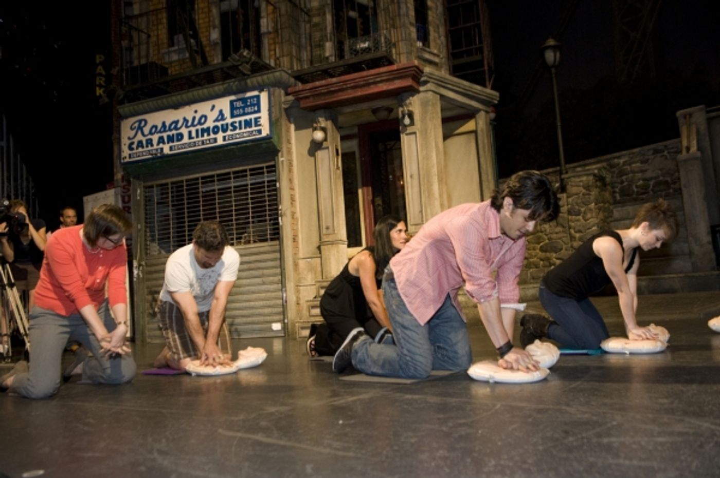 Photo Coverage: HEIGHTS and WEST SIDE Actors Learn CPR Photo Coverage: HEIGHTS and WEST SIDE Actors Learn CPR Image