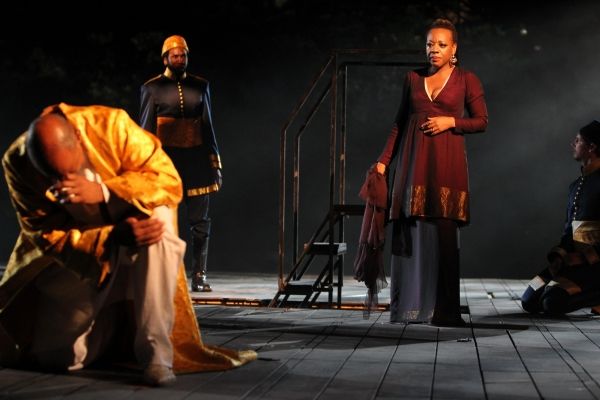 Ruben Santiago-Hudson, Nyambi Nyambi, Marianne Jean-Baptiste, and Bill Heck Photo