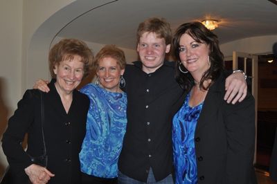 Shirley Callaway, Liz Callaway, Nicholas Foster and Ann Hampton Callaway Photo