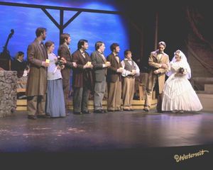 William Diggle, Thomasin Savaiano, Eddie Staver III, Aaron Mann, Brandon Shockey, Daniel Russell, Troy Chandler Van Meter, Tom Simpson and Katherine Yacko @ BroadwayWorld William Diggle, Thomasin Savaiano, Eddie Staver III, Aaron Mann, Brandon Shockey, Dan Photo