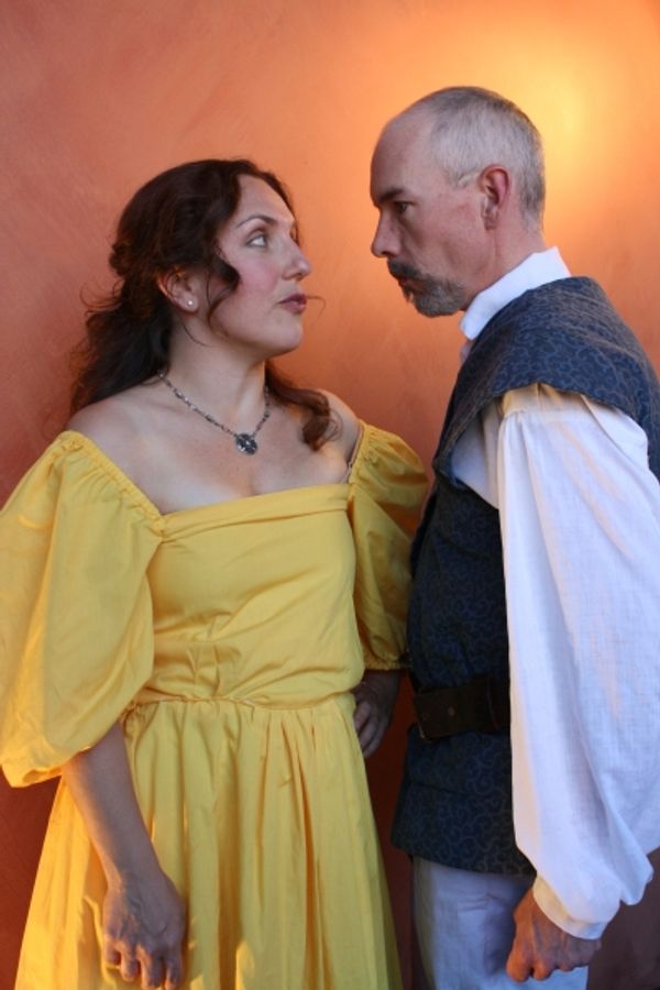  Trish Annese portraying Beatrice and Mark Casey as Benedick Photo