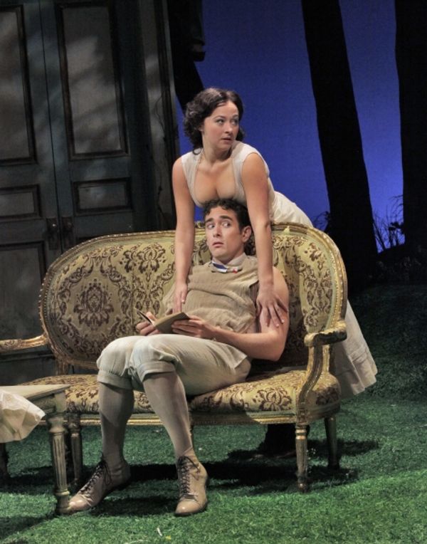 Candra Savage as Petra and Christopher Dylan Herbert as Henrik Photo