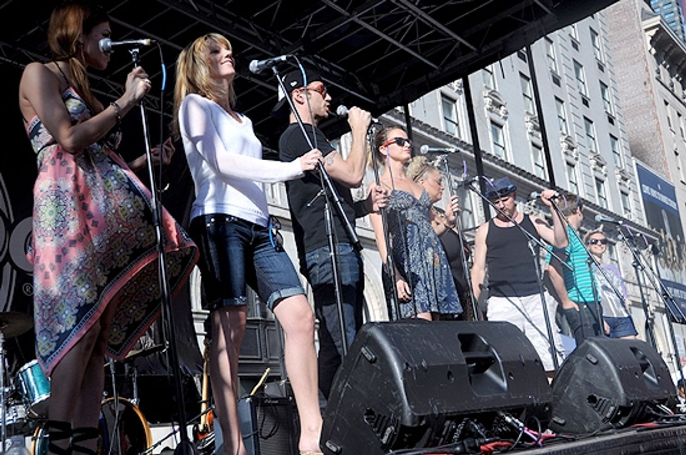 Photo Coverage: ROCK OF AGES Kicks Off Summer at Hard Rock for 'Taste of Times Square' Photo Coverage: ROCK OF AGES Kicks Off Summer at Hard Rock for 'Taste of Times Square' Image