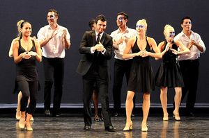 Tony Dovolani & dancers @ BroadwayWorld Tony Dovolani & dancers Photo