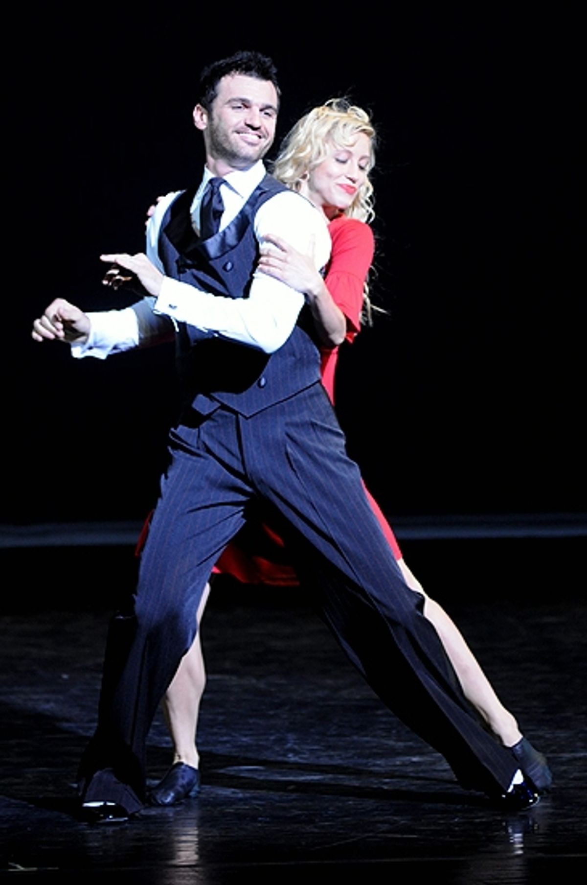 Tony Dovolani & Samantha Zack at 