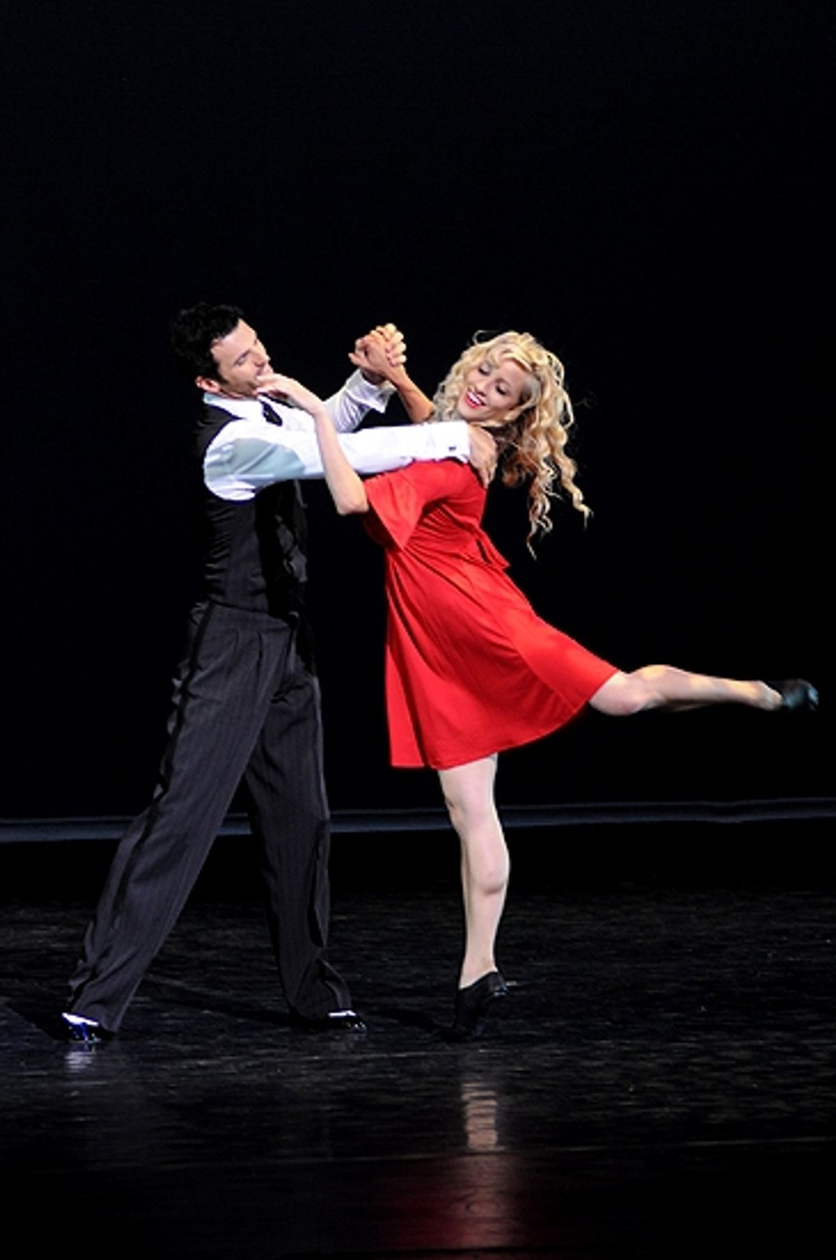 Tony Dovolani & Samantha Zack at 