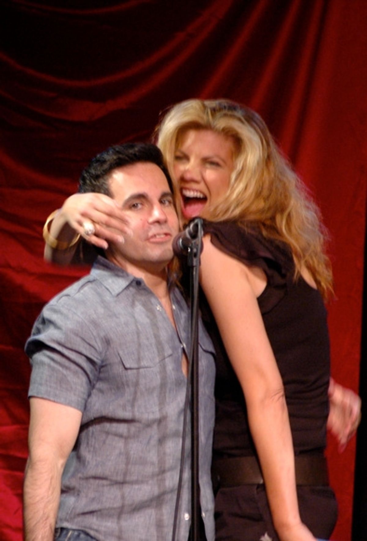 Mario Cantone and Kristen Johnson at 