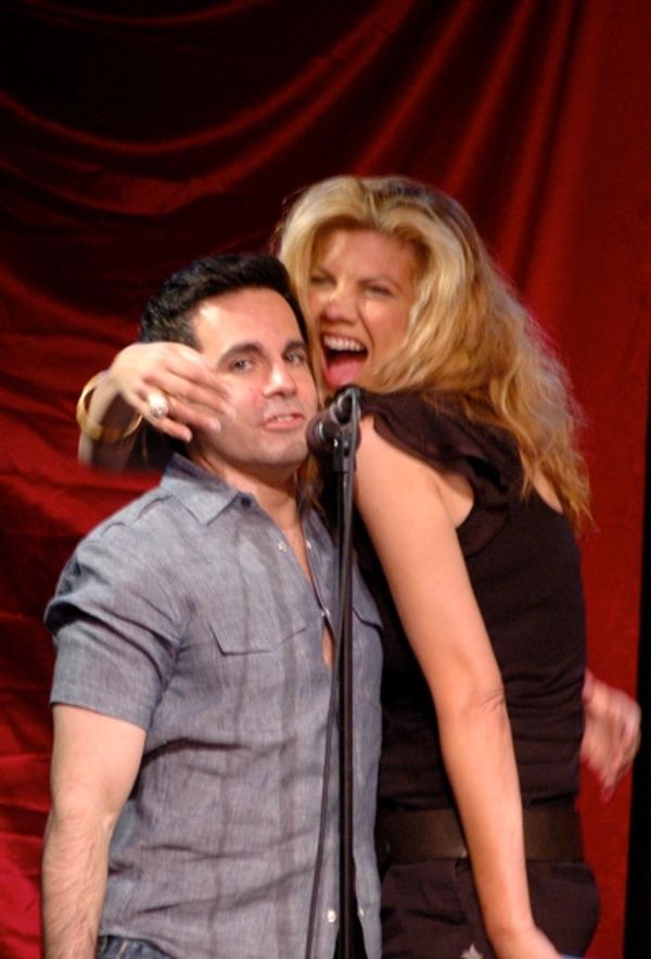 Mario Cantone and Kristen Johnson Photo