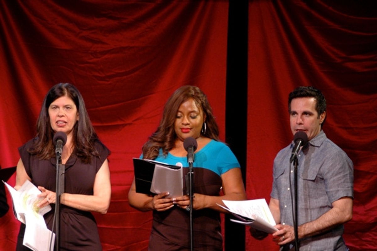 Dayle Reyfel, Sherri Shepherd and Mario Cantone at 
