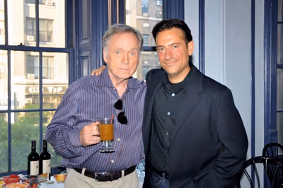 Dick Cavett and Eugene Pack Photo