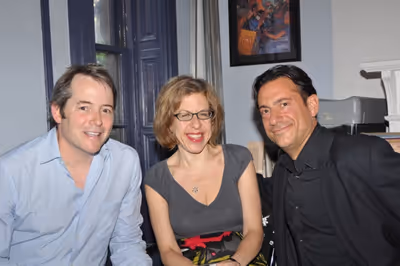 Matthew Broderick, Jackie Hoffman and Eugene Pack Photo