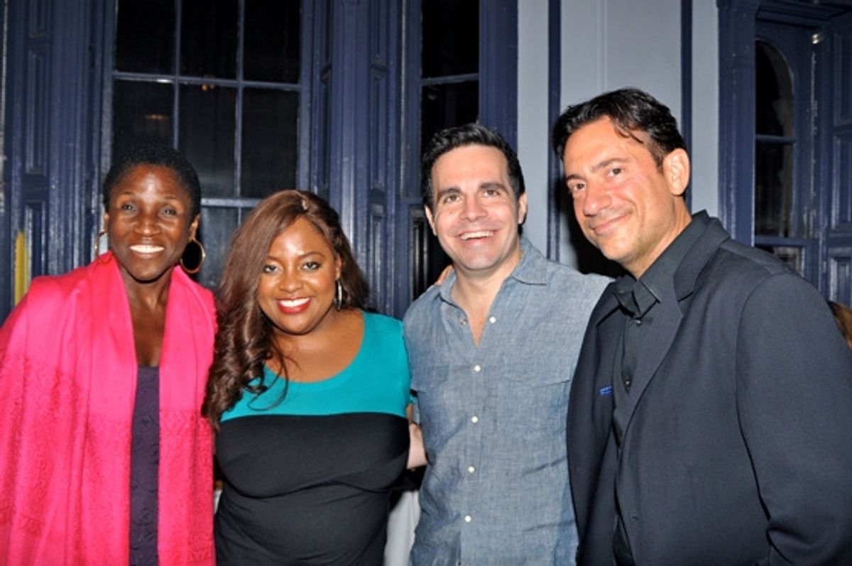 Hazel Goodman, Sherri Shepherd, Mario Cantone and Eugene Pack at 