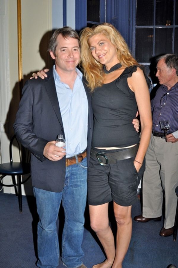 Matthew Broderick and Kristen Johnson Photo