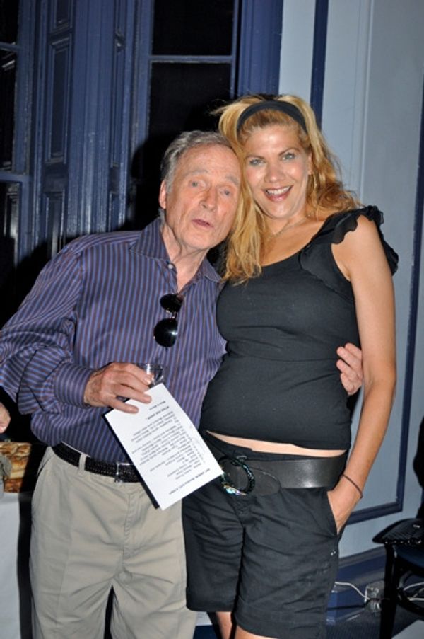 Dick Cavett and Kristen Johnson Photo
