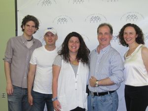 Alex Timbers, Keith Bunin, Sheryl Kaller (Collaborators for the 2010 season), with fo Photo