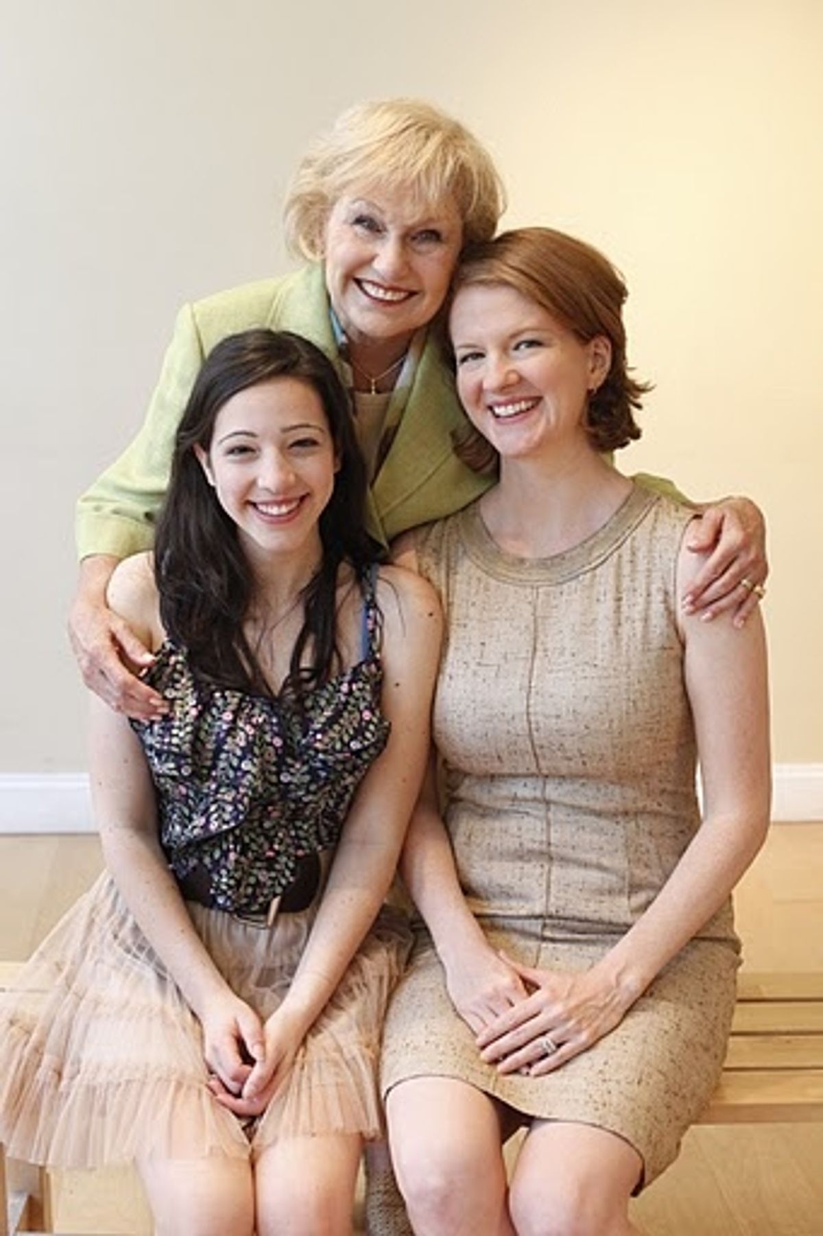 Mary Ellen Ashley, (front) Lily Corvo and Nancy Nagrant at 