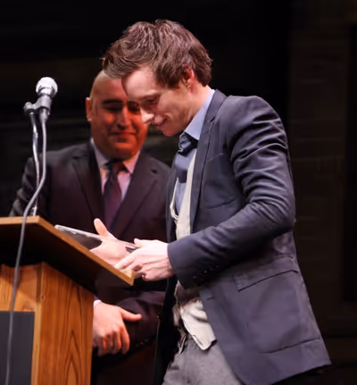 Alfred Molina and Eddie Redmayne Photo