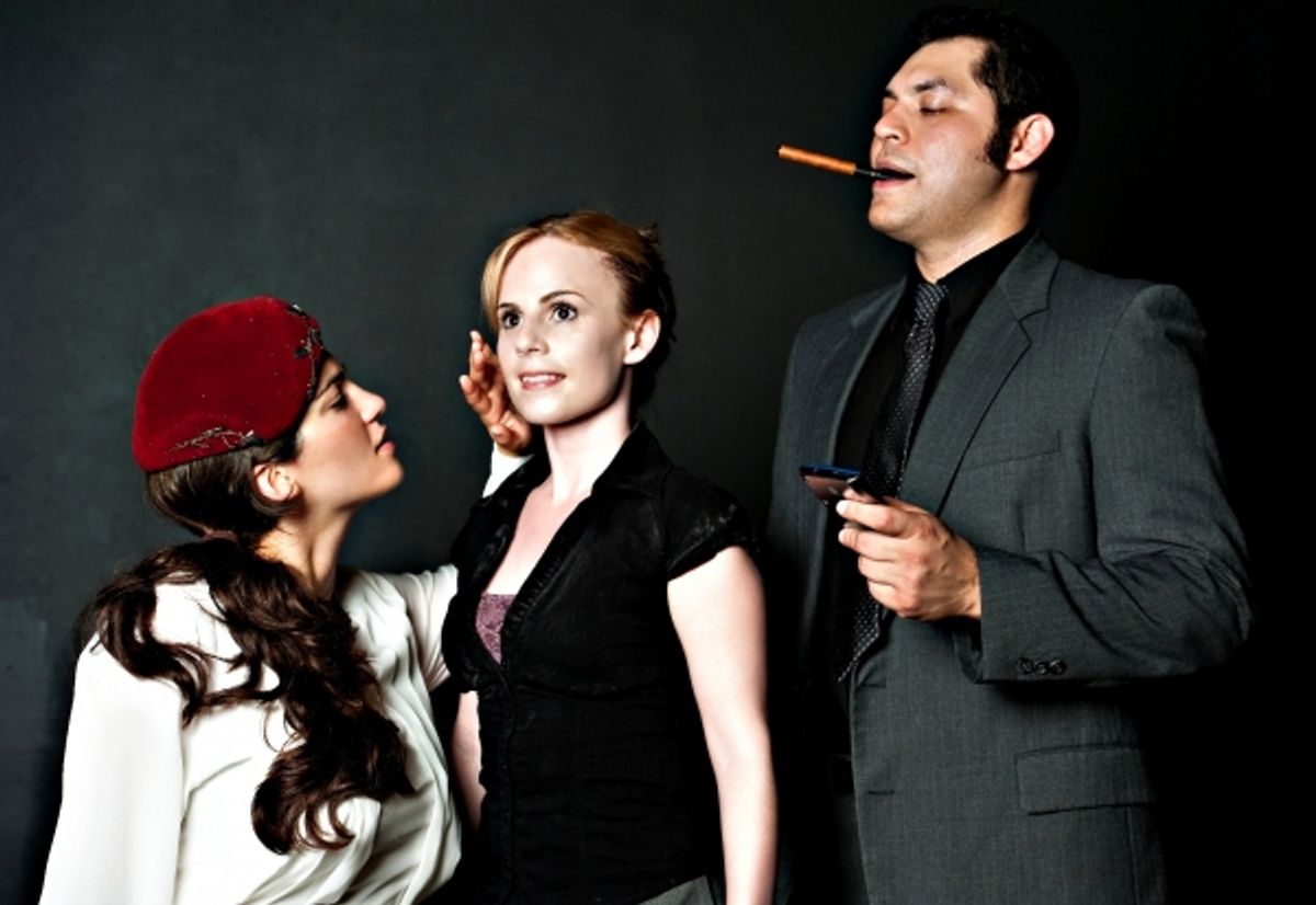 Kaitlin Campbell, Heather Manly and Robert Jerdee at 