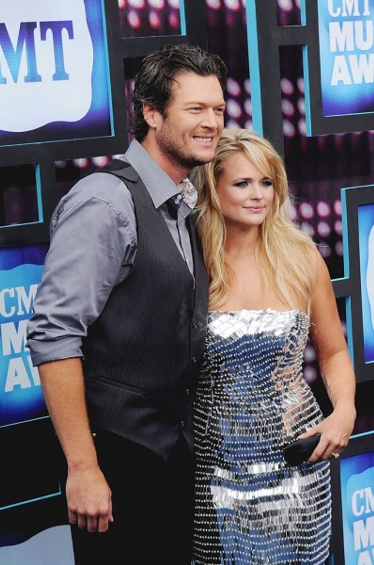 Blake Shelton and Miranda Lambert at 