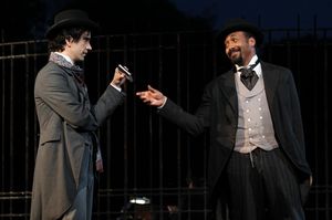 Hamish Linklater and Jesse L. Martin Photo