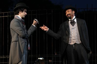 Hamish Linklater and Jesse L. Martin Photo