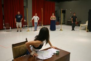 Malaya Rivera Drew, Joe Minoso, Tony Plana,  Amy J. Carle and Dion Mucciacito Photo