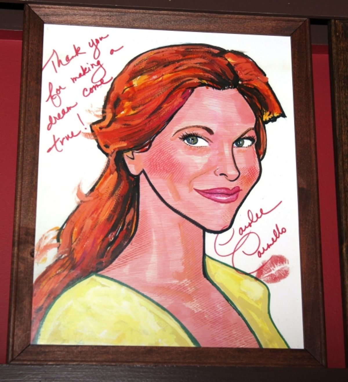 Carolee Carmello's caricature at 