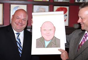 Max Klimavicius presents Kevin Chamberlin with his new caricature! @ BroadwayWorld Max Klimavicius presents Kevin Chamberlin with his new caricature! Photo