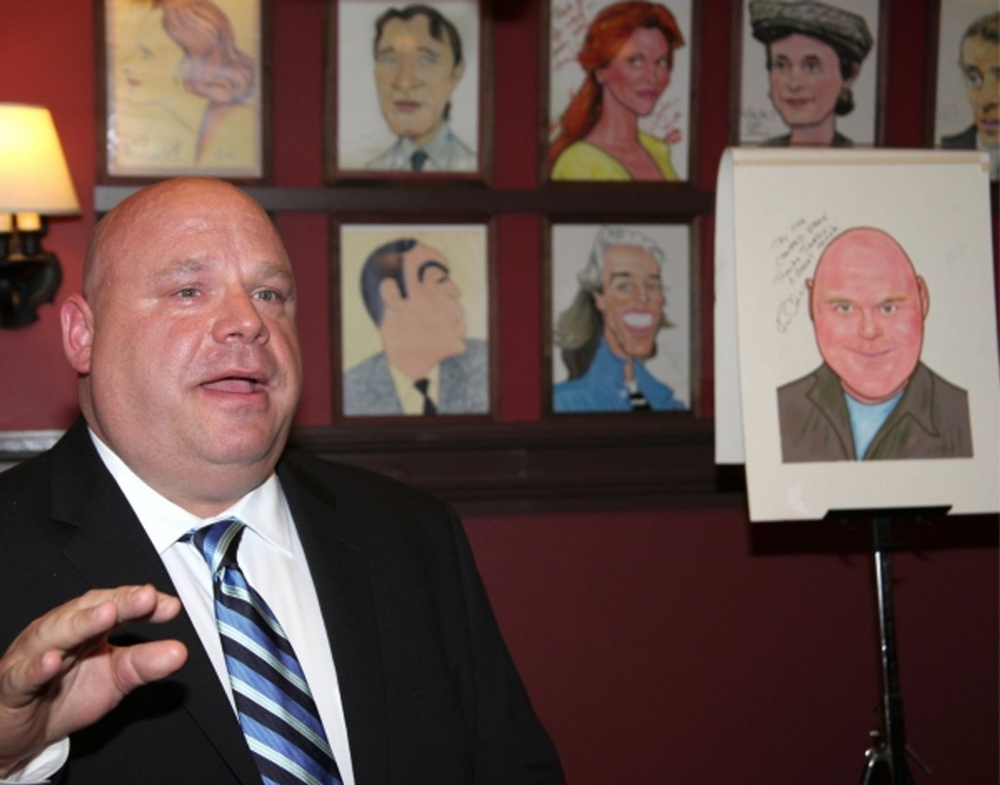 Photo Coverage: Kevin Chamberlin Caricature Unveiled at Sardi's  Image