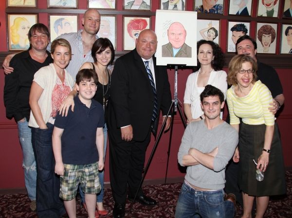 (l to r) Jim Borstelmann, Zachary James, Krysta Rodriguez, Adam Riegler, Kevin Chambe Photo