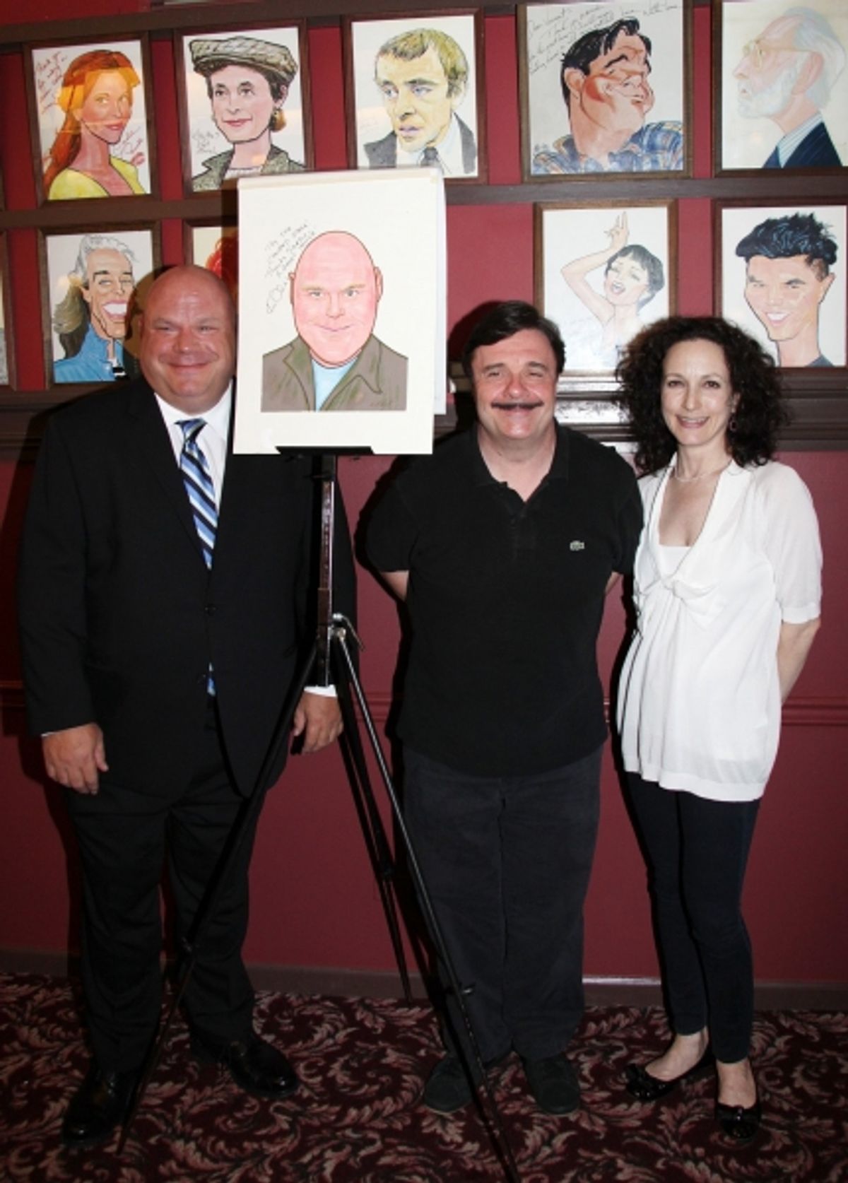 Kevin Chamberlin, Nathan Lane and Bebe Neuwirth at 