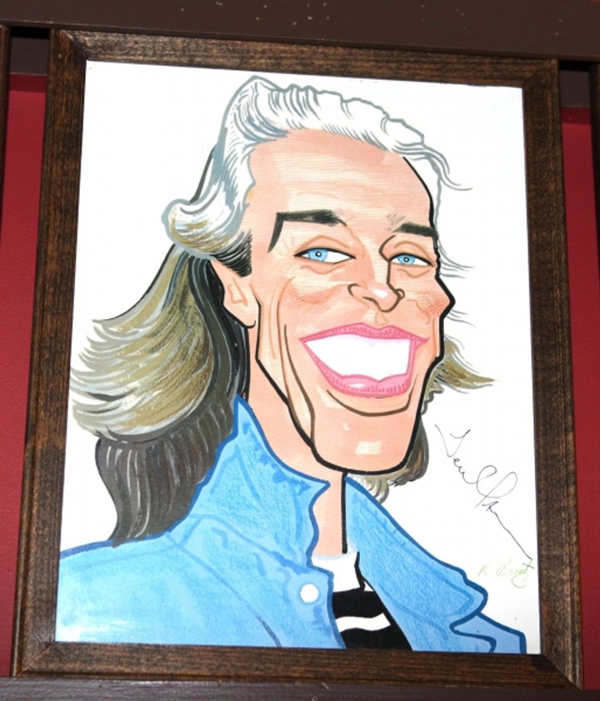 Terrence Mann's carcicature at 