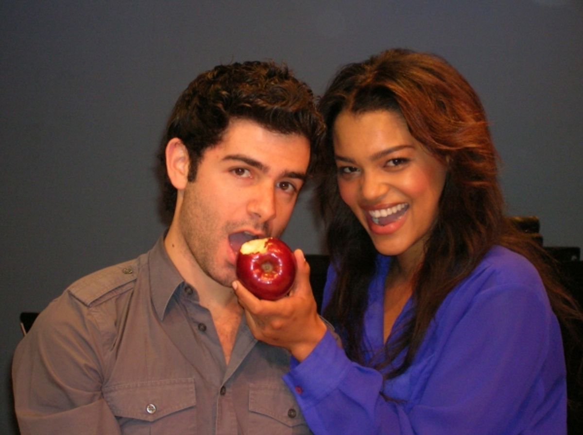 Adam Kantor and Sasha Sloan at 