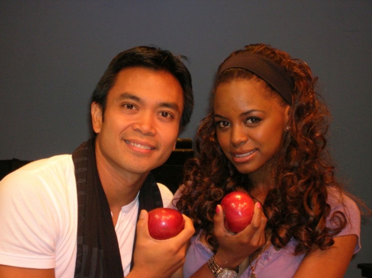 Jose Llana and Krystal Joy Brown at 