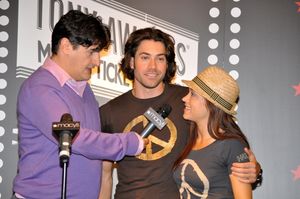 
Rob, Ace Young and Diana DeGarmo from Hair
 Photo