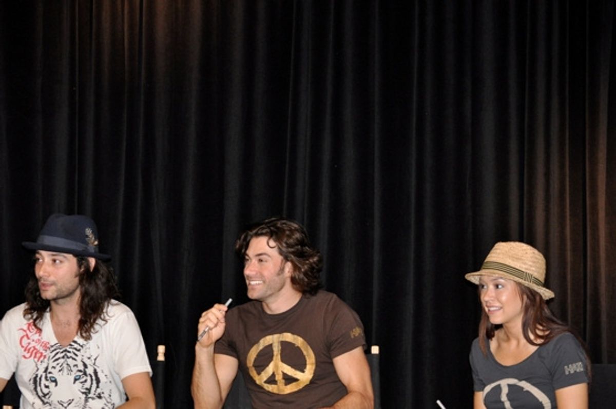 Constantine Maroulis, Ace Young and Diana DeGarmo at 
