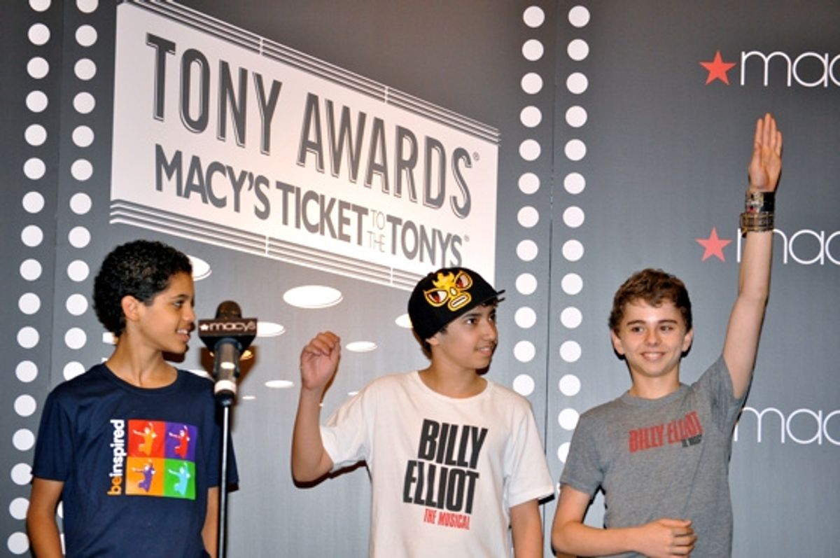 Liam Redhead, Dayton Tavares and Michael Dameski at 