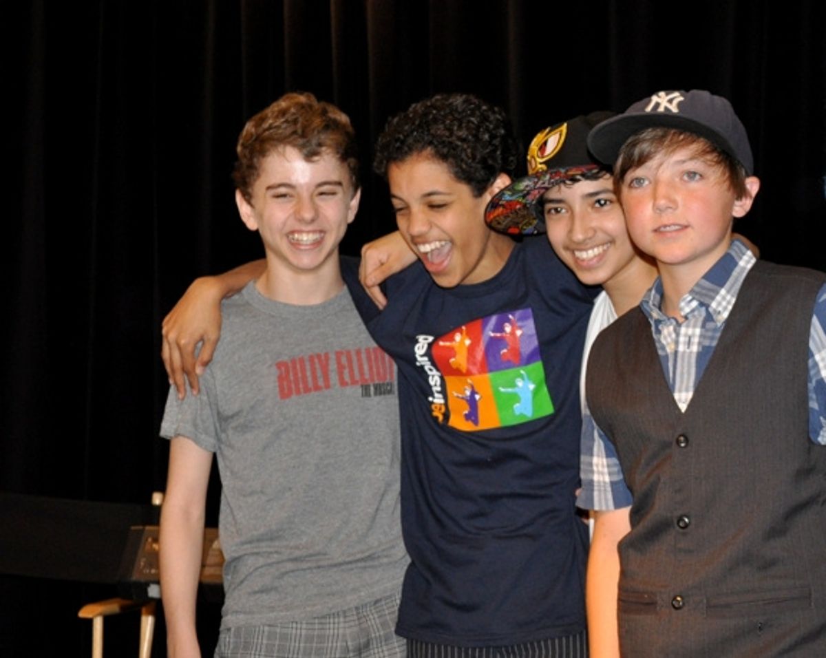 Michael Dameski, Liam Redhead, Dayton Tavares and Justin Hold at 