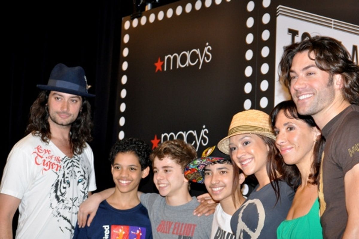 Our Judges-Constantine Maroulis, Liam Redhead, Michael Dameski, Dayton Tavares, Diana De Garmo, Elyse Gardner and Ace Young at 
