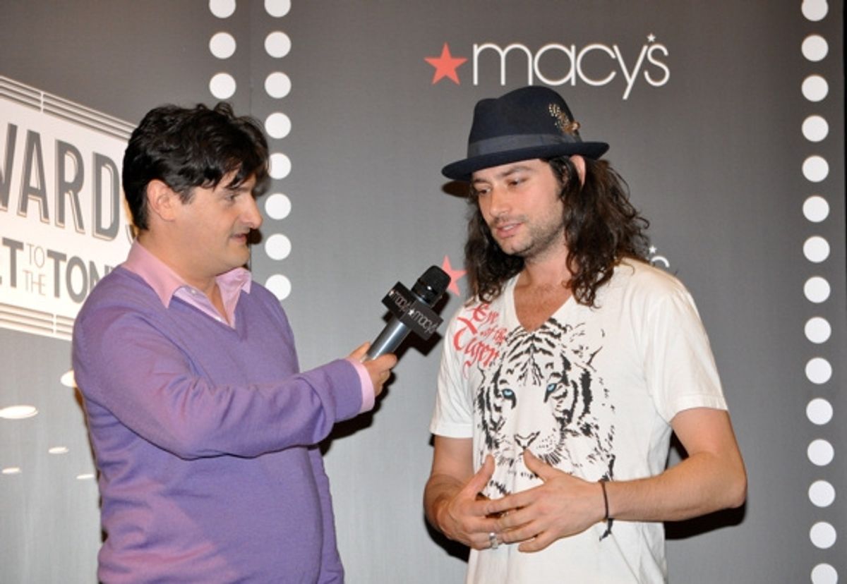 Rob and Constantine Maroulis  at 