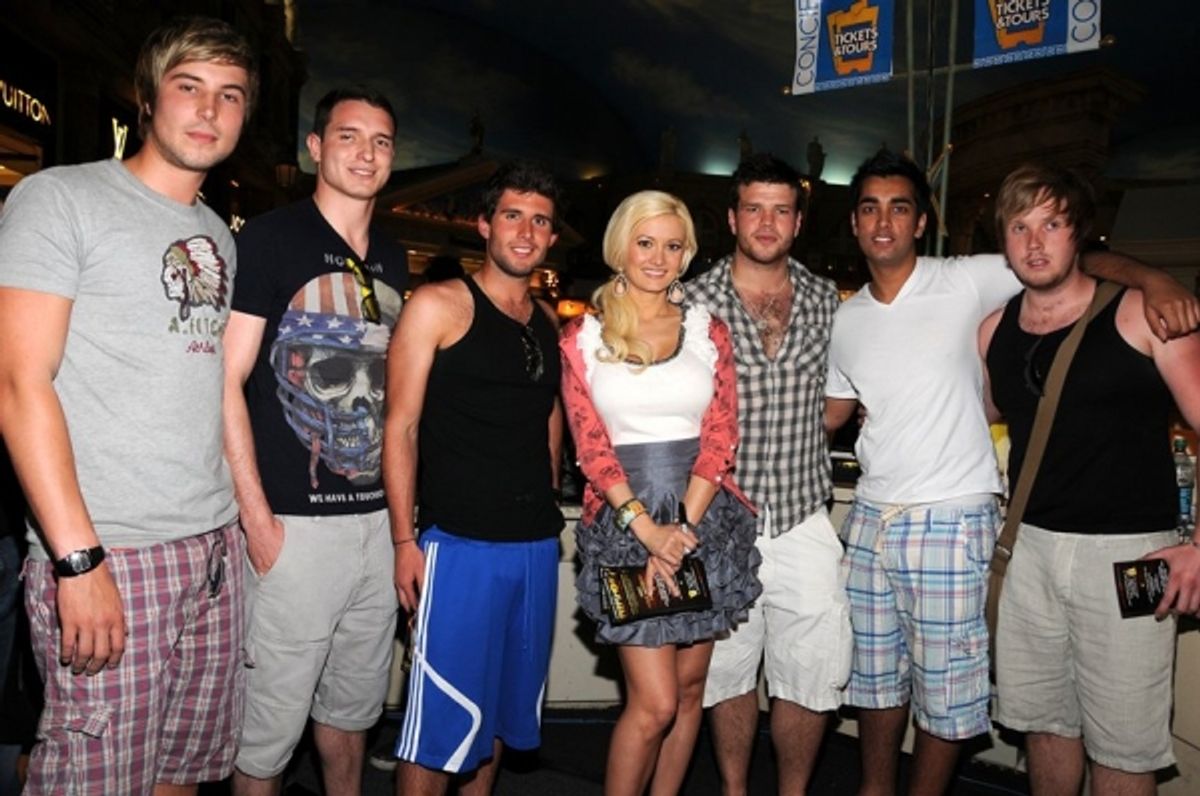 Holly Madison and fans! at 