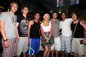 Holly Madison and fans! @ BroadwayWorld Holly Madison and fans! Photo