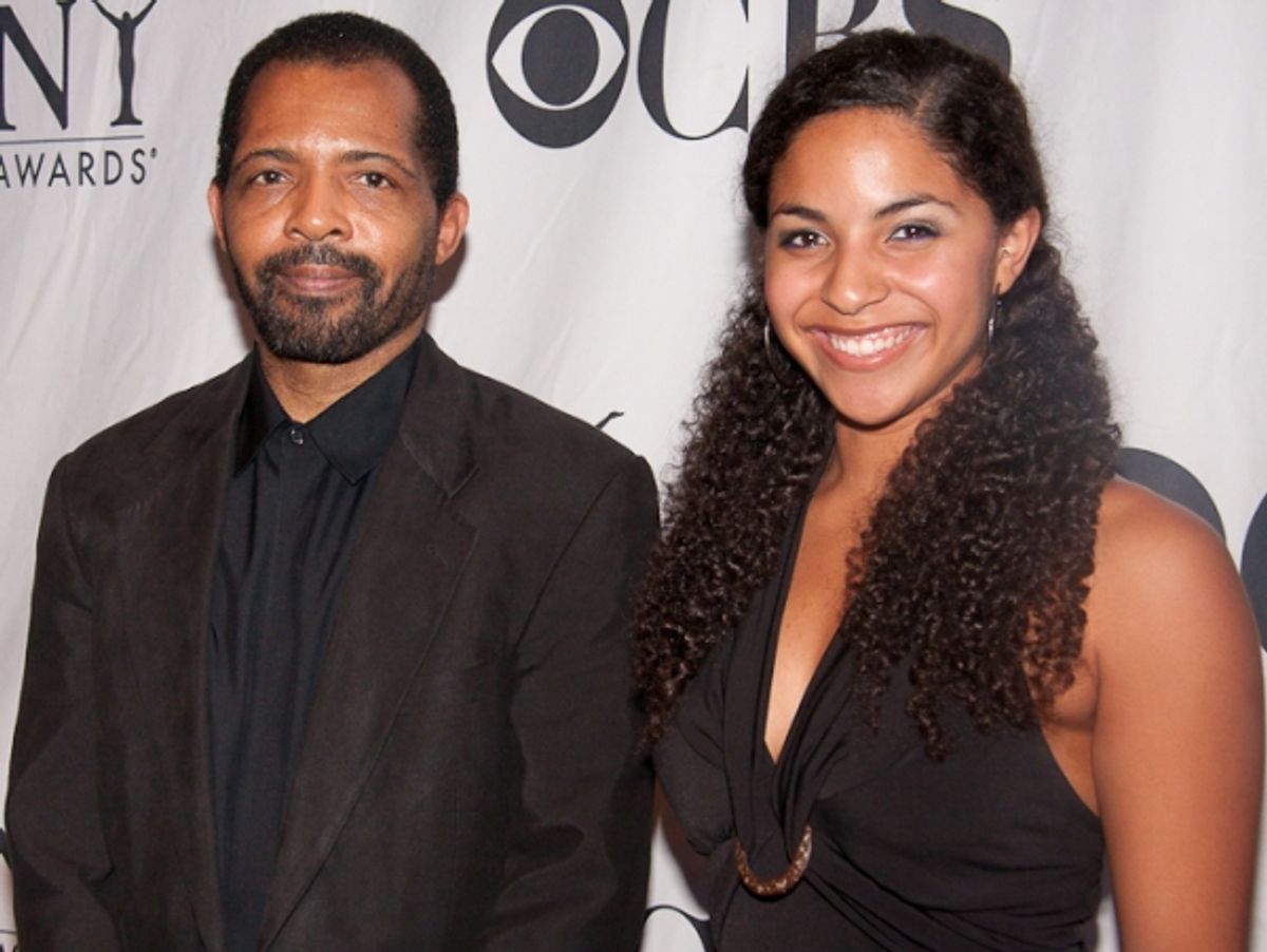 Barry Waters with niece Jade Waters at 