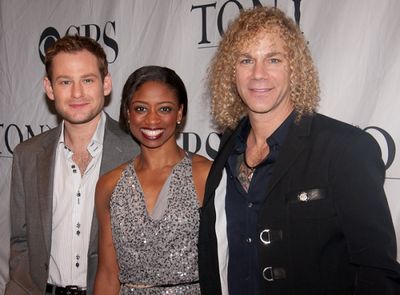 Chad Kimball, Montego Glover, and David Bryan Photo